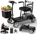 Mobility Scooters for Seniors,49 Lbs Lightweight Mobility Scooter,Upgraded Removable Battery,Black